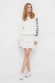 Спідниця Pepe Jeans Fiore колір білий mini розкльошена