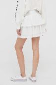Спідниця Pepe Jeans Fiore колір білий mini розкльошена