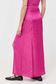 Спідниця MAX&Co. колір рожевий midi пряма