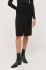 Спідниця Karl Lagerfeld колір чорний midi пряма