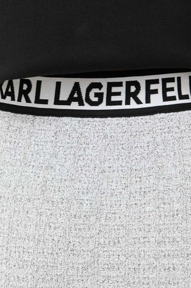 Спідниця Karl Lagerfeld колір білий mini олівець фото 4