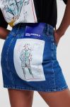 Джинсова спідниця Karl Lagerfeld Jeans mini олівець колір блакитний (3351777) Джинсова спідниця Karl Lagerfeld Jeans mini олівець колір блакитний (3351777)