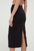 Спідниця Patrizia Pepe колір чорний midi олівець (3383848)