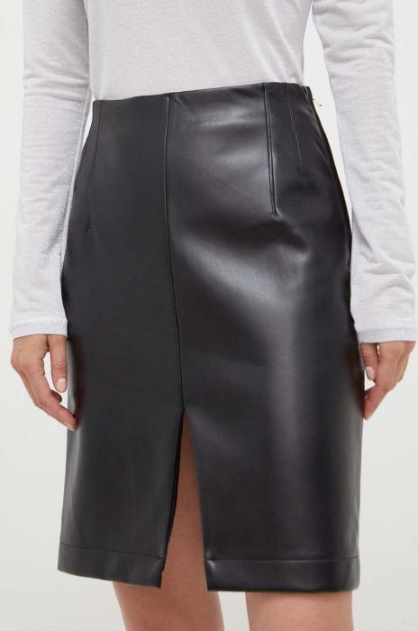 Спідниця Patrizia Pepe колір чорний mini олівець (3430523)