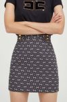 Спідниця Elisabetta Franchi колір чорний mini олівець Спідниця Elisabetta Franchi колір чорний mini олівець