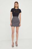 Спідниця Elisabetta Franchi колір чорний mini олівець
