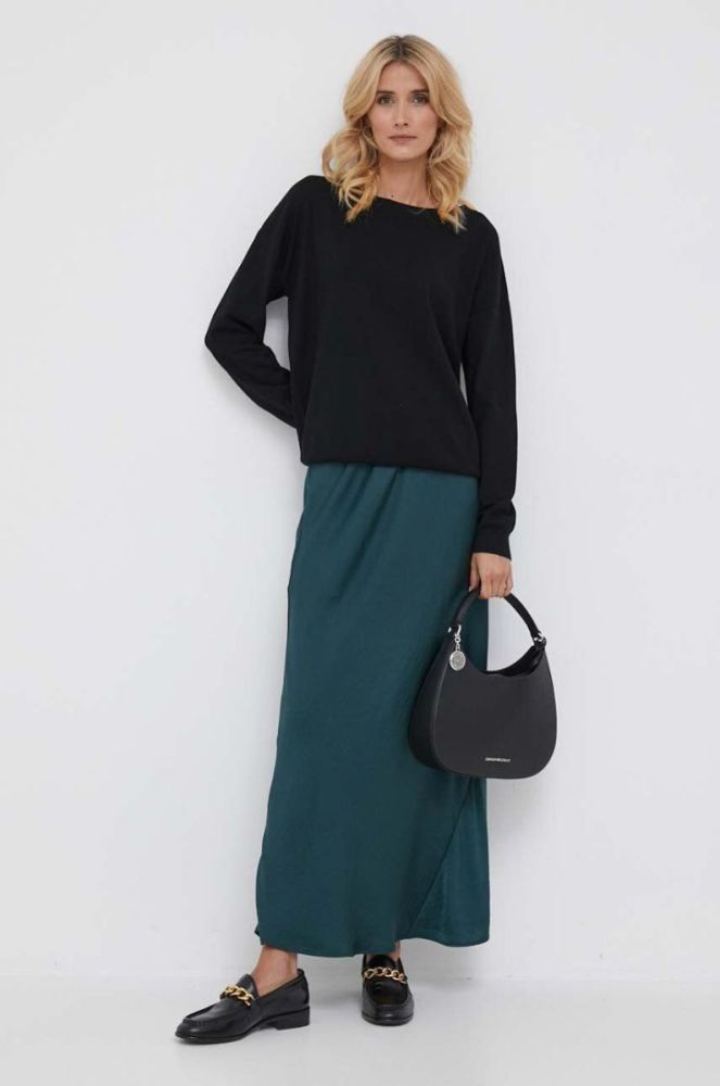 Спідниця Pepe Jeans колір зелений maxi пряма фото 2