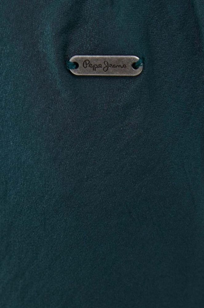 Спідниця Pepe Jeans колір зелений maxi пряма фото 4