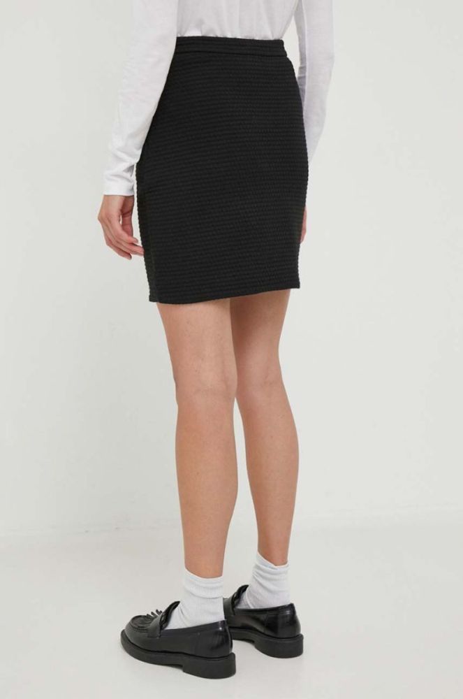 Спідниця Emporio Armani колір чорний mini пряма фото 3