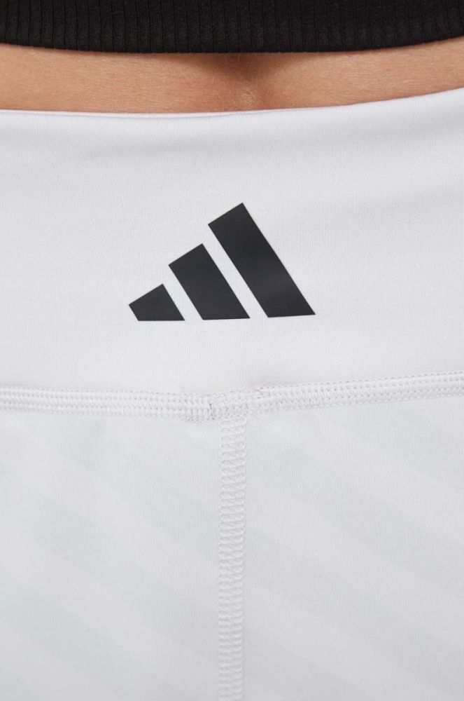 Двостороння спортивна спідниця adidas Performance Match Pro колір сірий mini розкльошена фото 7