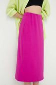 Спідниця Drykorn колір рожевий midi пряма