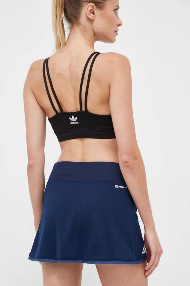 Спортивна спідниця adidas Performance Club колір синій mini пряма фото 3