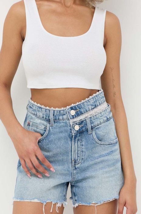 Джинсова спідниця Miss Sixty mini пряма колір блакитний (3328103) Джинсова спідниця Miss Sixty mini пряма колір блакитний (3328103)