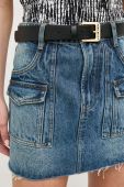 Джинсова спідниця Miss Sixty колір синій mini пряма