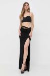 Спідниця Elisabetta Franchi колір чорний maxi пряма Спідниця Elisabetta Franchi колір чорний maxi пряма