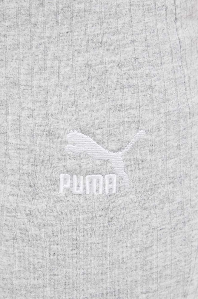 Спідниця Puma колір сірий mini олівець фото 4