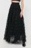 Спідниця Twinset колір чорний maxi розкльошена (3482499)