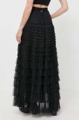 Спідниця Twinset колір чорний maxi розкльошена (3482499)