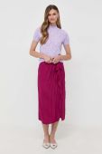 Спідниця Twinset колір фіолетовий maxi пряма