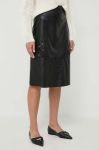 Спідниця Twinset колір чорний midi розкльошена (3630085) Спідниця Twinset колір чорний midi розкльошена (3630085)