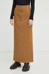 Спідниця Herskind колір коричневий maxi пряма Спідниця Herskind колір коричневий maxi пряма