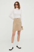 Спідниця Marc O'Polo колір бежевий mini пряма (3486448)