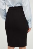 Спідниця Guess колір чорний midi олівець (3551067)