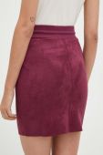Спідниця Guess колір фіолетовий mini олівець