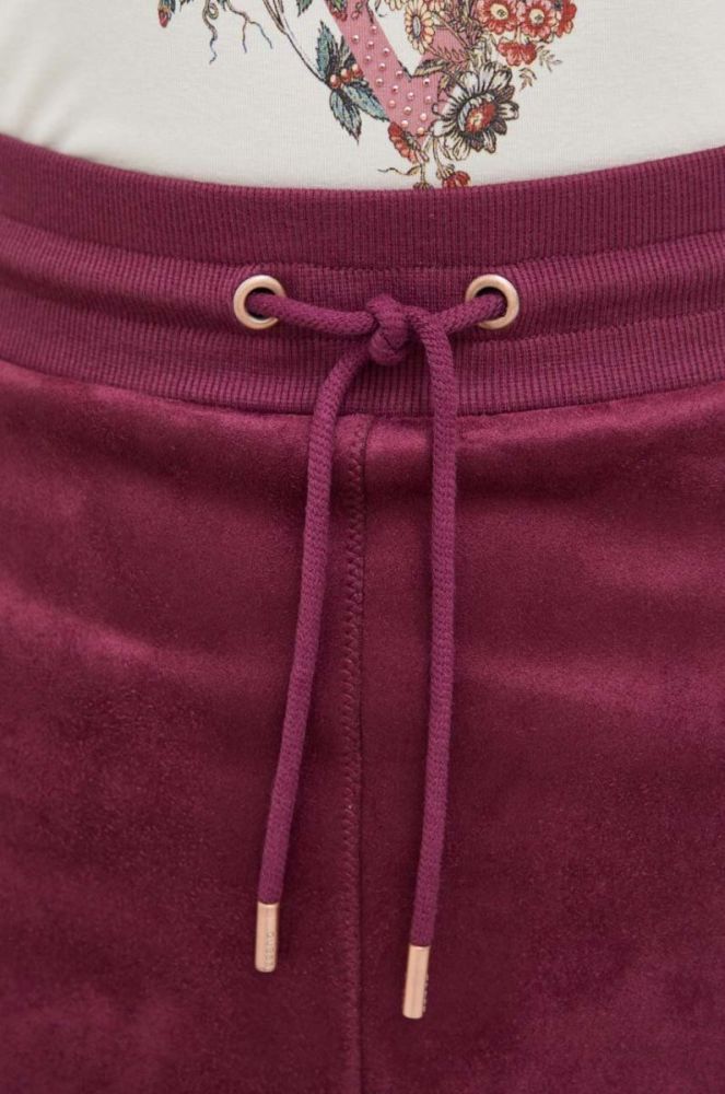 Спідниця Guess колір фіолетовий mini олівець фото 4