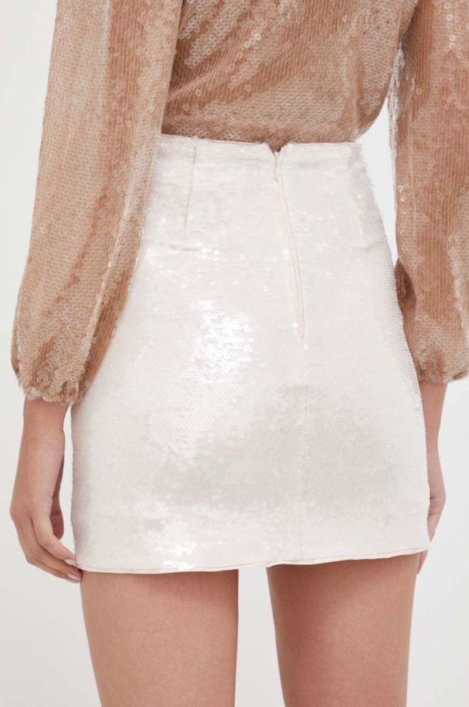 Спідниця Guess колір рожевий mini пряма (3614591) фото 3