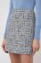 Спідниця з домішкою вовни Luisa Spagnoli mini розкльошена колір блакитний