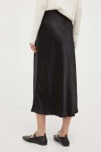 Спідниця Max Mara Leisure колір чорний midi розкльошена