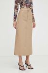 Спідниця R?sum? колір бежевий maxi пряма Спідниця R?sum? колір бежевий maxi пряма