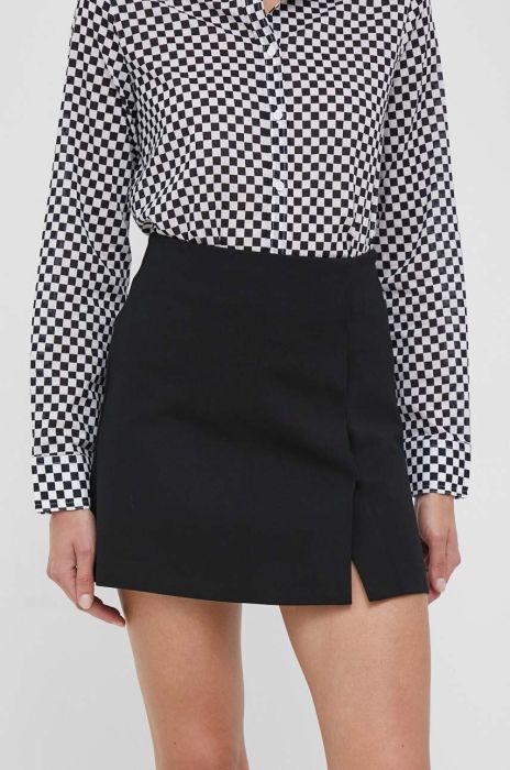 Спідниця United Colors of Benetton колір чорний mini олівець (3609376)