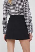 Спідниця United Colors of Benetton колір чорний mini олівець (3609376)