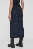 Спідниця Sisley колір синій midi олівець