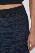 Спідниця Sisley колір синій midi олівець