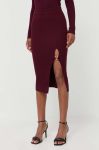 Спідниця Pinko колір бордовий midi олівець (3529114) Спідниця Pinko колір бордовий midi олівець (3529114)