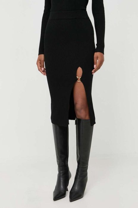 Спідниця Pinko колір чорний midi олівець (3529118)