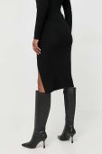 Спідниця Pinko колір чорний midi олівець (3529118)