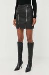 Шкіряна спідниця Pinko колір чорний mini пряма (3529122) Шкіряна спідниця Pinko колір чорний mini пряма (3529122)