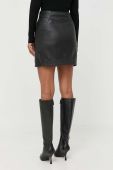 Шкіряна спідниця Pinko колір чорний mini пряма (3529122) Шкіряна спідниця Pinko колір чорний mini пряма (3529122)