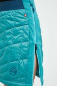 Спортивна спідниця LA Sportiva Warm Up Primaloft колір зелений mini пряма