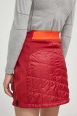 Спортивна спідниця LA Sportiva Warm Up Primaloft колір червоний mini пряма Спортивна спідниця LA Sportiva Warm Up Primaloft колір червоний mini пряма