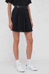 Спідниця Lacoste колір чорний mini розкльошена Спідниця Lacoste колір чорний mini розкльошена