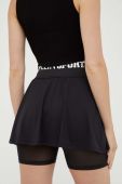 Спідниця PLEIN SPORT колір чорний mini розкльошена Спідниця PLEIN SPORT колір чорний mini розкльошена
