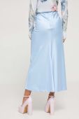 Спідниця Blugirl Blumarine midi пряма колір блакитний