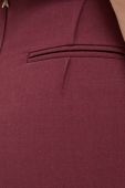 Спідниця з домішкою вовни Patrizia Pepe колір бордовий midi олівець