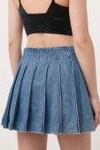 Джинсова спідниця Miss Sixty mini розкльошена колір блакитний