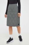 Спортивна спідниця Jack Wolfskin Wandermood колір зелений mini пряма Спортивна спідниця Jack Wolfskin Wandermood колір зелений mini пряма